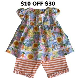 Adorable Baby Girl Outfit- 3M- 2 Pieces